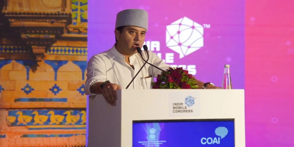 Jyotiraditya M Scindia unveils 'The Future is Now' as the theme for India Mobile Congress 2024 Jyotiraditya M Scindia unveils 'The Future is Now' as the theme for India Mobile Congress 2024